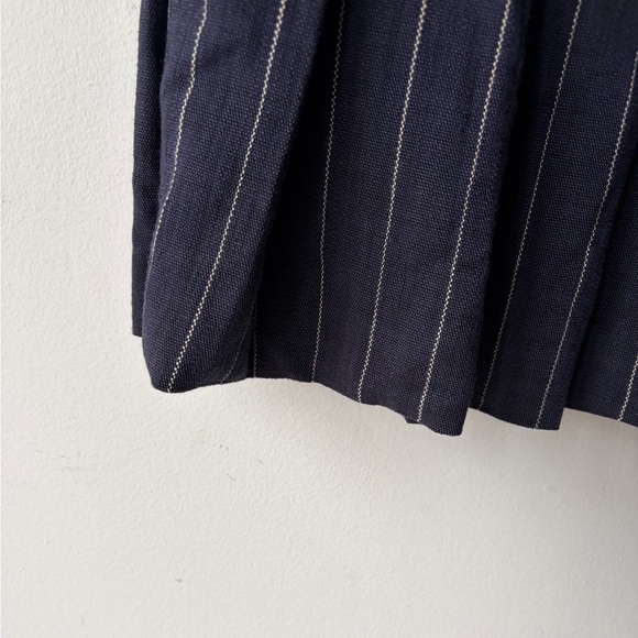 SANDRO Blue Dolla Mini Striped Dress Size 34 - Picture 7 of 9